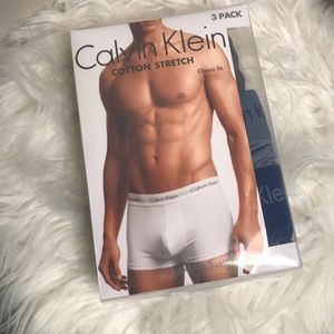 brand new calvin klein low rise trunks (3 pack) 😍